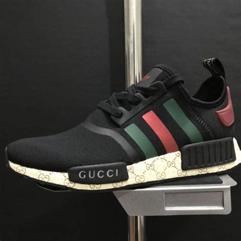 gucci nmds black|Gucci adidas NMD malaysia.